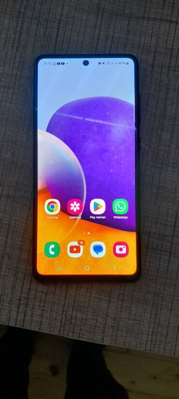 samsun a 41: Samsung Galaxy A72, 256 ГБ, цвет - Серый, Отпечаток пальца, Face ID, Две SIM карты