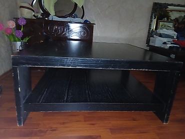 Sifarişlə mebel: Kvadrat masa, Açılmayan, Təkərsiz, Teksturalı laminat, Zəmanətsiz — 3