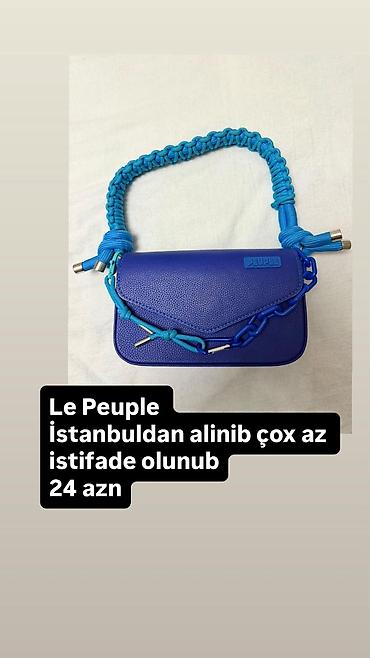kral sep: Çanta kolleksiyası 1) Qəhvəyi LB mini çiyin çantası - Material: süni — 2