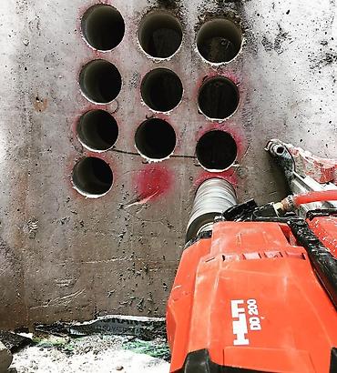 usta ev: Beton kəsimi və almazla dəliklərin açılması xidməti - Hilti DD 200 və — 1