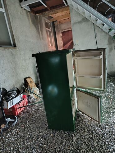 Soyuducular: Yaşıl rəngdə iki qapılı soyuducu - Tip: məişət soyuducusu, iki — 4