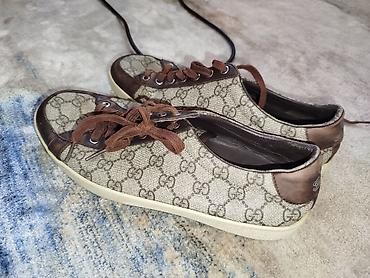кеды gucci: Мужские кроссовки, 42, Gucci, Б/у, цвет - Коричневый — 1