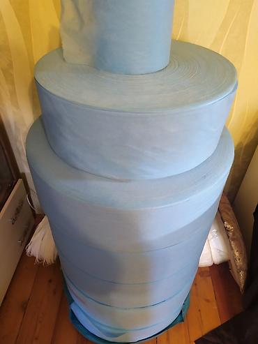 parca: Məhsul: Mavi rəngdə non-woven (toxunmamış) parça rulonları Təsvir: - — 1