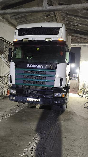 полуприцепы мега: Тягач, Scania, 2002 г., Самосвал — 1