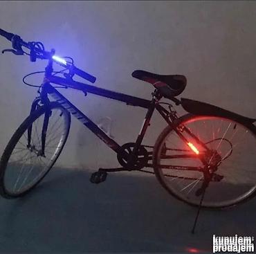 konvertor brzine: USB punjiva LED lampa za bicikl – snažna signalizacija za veću — 3