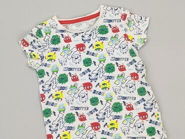 biała kurtka letnia: T-shirt, 1.5-2 years, 86-92 cm, condition - Very good