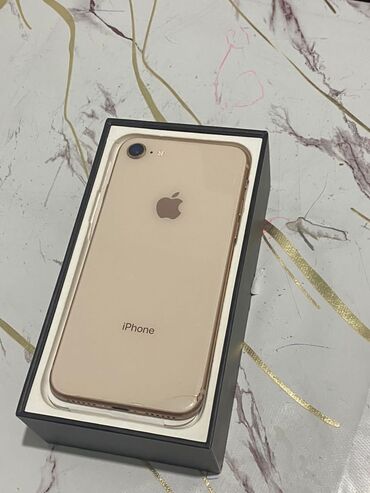 Apple iPhone: IPhone 8, Б/у, 64 ГБ, Rose Gold, Чехол, 71 %