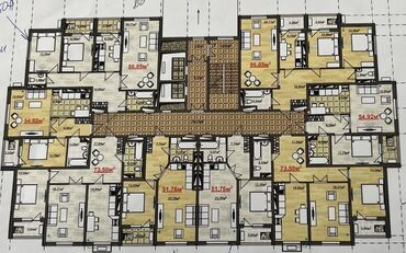 земельный участок первая линия: 3 комнаты, 86 м², Индивидуалка, 6 этаж, ПСО (под самоотделку)