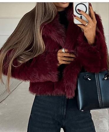 Krzneni kaputi: 🔥Ženska kratka bunda od veštačkog krzna – luksuzan, elegantan model — 4