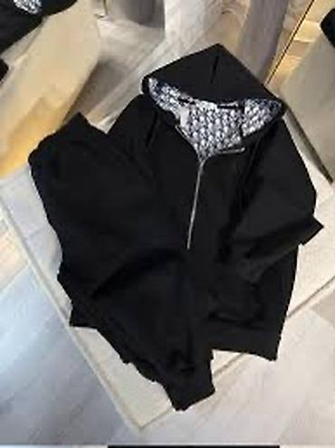 диор толстовка: Мужской спортивный костюм, L, Все размеры, Dior, Новый, цвет - Черный, Платная доставка — 1