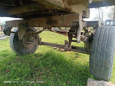 Lapetlər: Kənd təsərrüfatı üçün ikioxlu qoşqu - Traktora qoşulan, ön halqali — 9