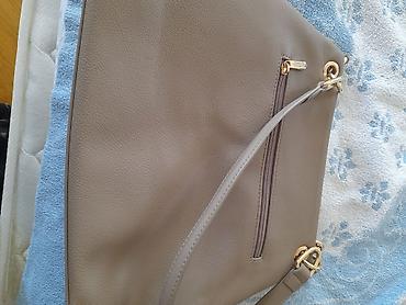 macbook canta: David Jones qadın çantası - Rəng: taupe/boz-bej neytral ton - — 3