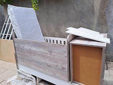 bar mebeli: Oğlan və qız üçün, İşlənmiş, Çarpayı, Matras ilə, Siyirməli — 3