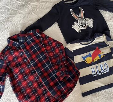 детские вещи б: Комплект, түсү - Көк, Колдонулган