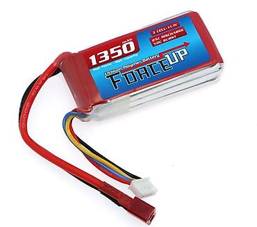 Автозапчасти: 11.1V Li‑Po Batareya 1350mAh (ForceUp) Multikopter, helikopter, RC — 1