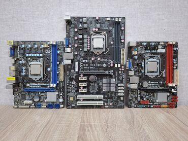 Материнские платы: Материнская плата, Б/у, ASRock, LGA1155, Micro-ATX, Для ПК