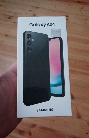 samsung galaxy a 30 qiymeti: Samsung Galaxy A24 4G, 4 GB, rəng - Qara, Zəmanət, Sensor, Barmaq izi