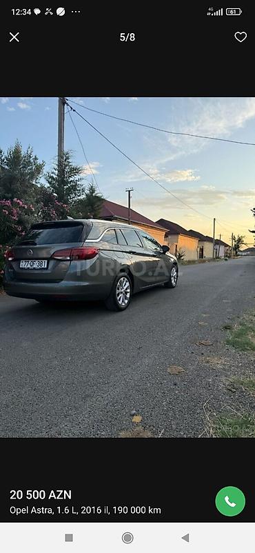 opel astra qiyməti: Opel Astra: 1.6 l | 2016 il 190000 km Universal — 5