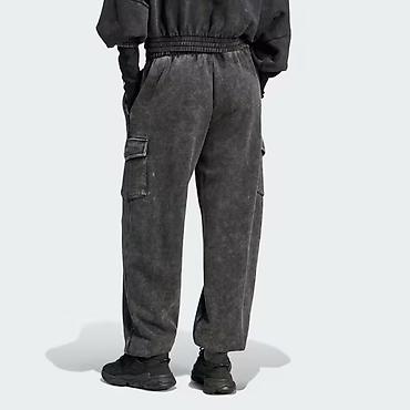 balmain torba: ADIDAS Washed-Out Boyfriend-Fit Hoodie and Acid-Washed Sweat Pants — 10