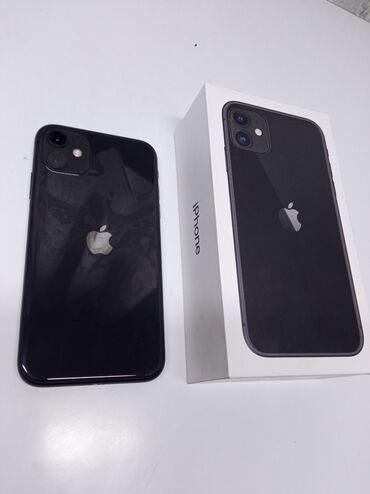 телефон iphone xr: IPhone 11, Колдонулган, 128 ГБ, Black Titanium, Заряддоочу түзүлүш, Коргоочу айнек, Каптама, 74 %