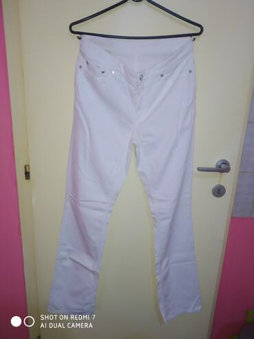 cigaret pantalone zara: L (EU 40), Normalan struk, Ravne nogavice