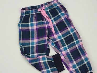 legginsy w szkocką kratę: Spodnie dresowe, Lupilu, 12-18 m, stan - Dobry