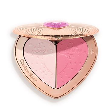 makyaj cantası: Charlotte Tilbury Lovegasm iki rəngli yanaq paleti - Ürəyəbənzər — 1