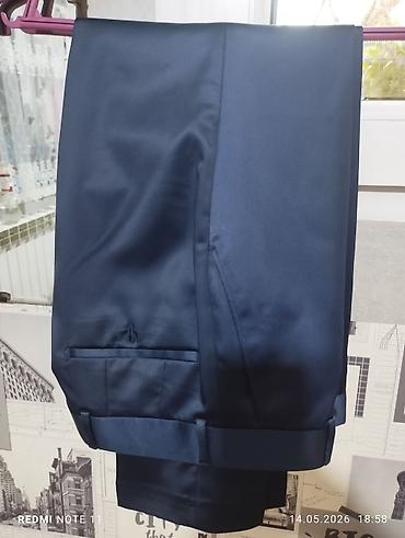 smoking: Kişi smoking dəsti – Ezel brendi - Rəng: tünd göy (navy), parlaq — 4