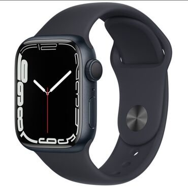 часы apple watch: Срочно продаю Apple Watch 7 series 45 mm Aluminium case midnight самый