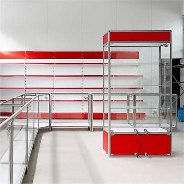 Витрины: Прилавок витрина, витрина стеклянная, торговые витрины металлические — 8