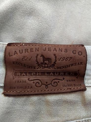 Pantalone: Ralph Lauren pamučne tri četvrt ženske pantalone Prelepe superiorne — 8
