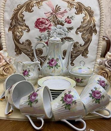 xrom caydan: Çay dəsti, Farfor, Almaniya — 1