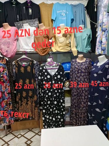 Gündəlik donlar: Gundəlik geyimlər mağazası geniş asartmentli qadin,kişi uşaq — 23