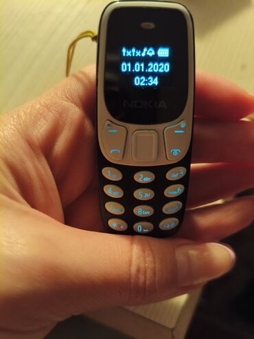 Manometers: Nokia 1, rəng - Qara, Düyməli
