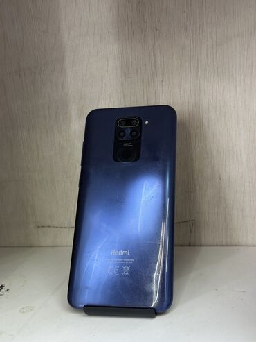 купить redmi note 9: Redmi, Redmi Note 9, Колдонулган, 64 ГБ, түсү - Көк, 2 SIM