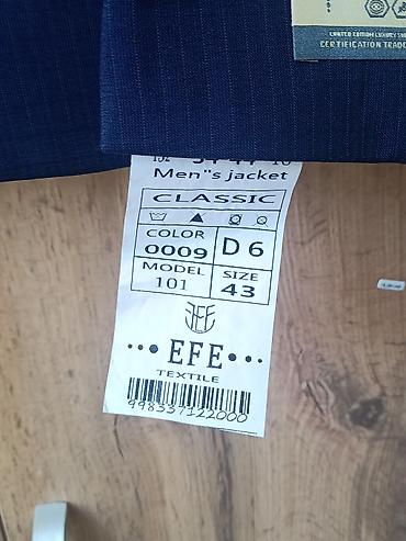 stud 5000: Классический мужской школьный костюм тройка EFE Textile, новый. - — 3