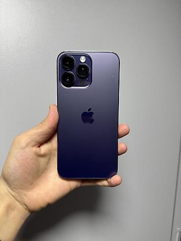 макс: IPhone 14 Pro Max, Б/у, 512 ГБ, Deep Purple, 100 % — 2
