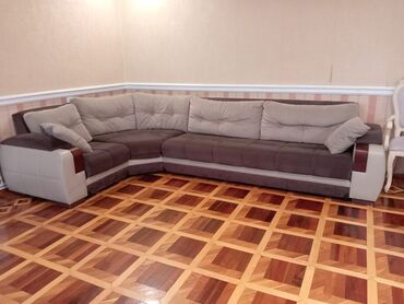 углавой диван: Угловой диван, Б/у, Раскладной, С подъемным механизмом, Нет доставки