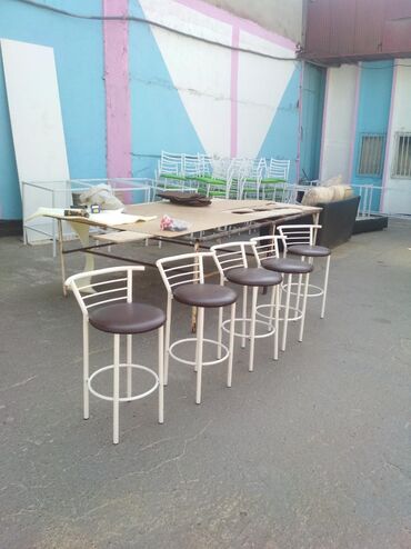 Кухонные столы и стулья: Кухонный стол и стул — 9