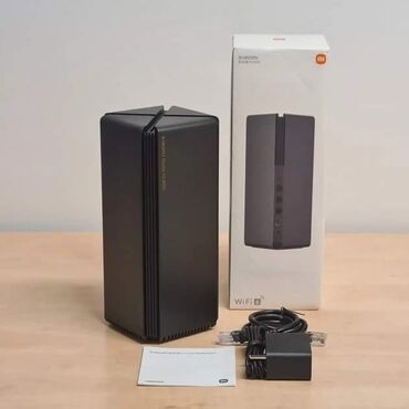 Modemlər və şəbəkə avadanlıqları: Router Xiaomi Ax 3000.
Mesh sistem.
2 beton divarı keçir