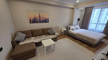 Посуточная аренда квартир: 1 комната, Душевая кабина, Постельное белье, Кондиционер — 7