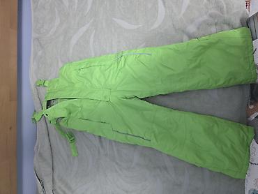 timberland dzemperi: Dečije skijaške/snežne pantalone na tregere – limeta zelene boje - — 1