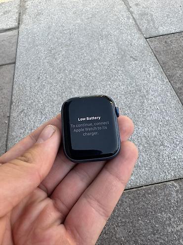 айфон ейр: Apple Watch Series 7 (GPS), 45 мм, цвет Midnight (темно‑синий — 1