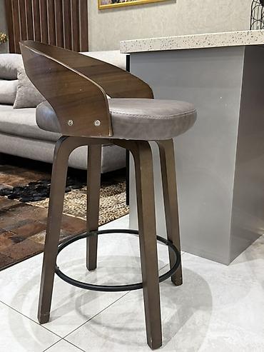 taburetkalar: Bar taburesi – müasir dizayn - Material: bərk ağac gövdə və arxa — 3