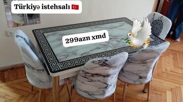 heyet ucun oturacaqlar: Masa desti yeni