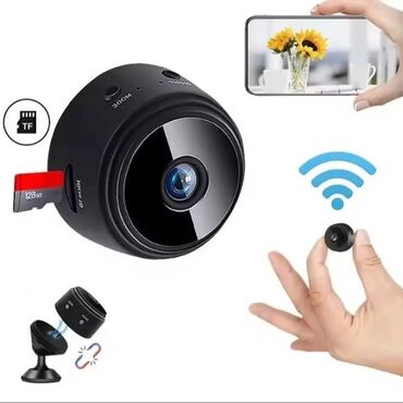 Boşqablar: 📷 Mini Gizli Wi-Fi Kamera 📷 Kiçik ölçülü, amma güclü görüntü! ✅