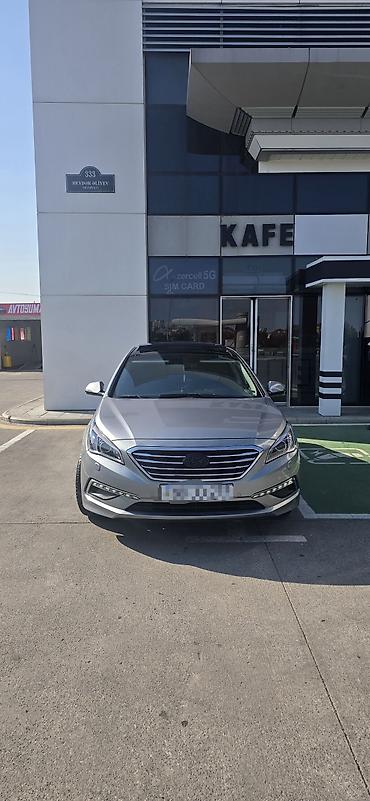 tesla model x: Hyundai Sonata (gümüş rəng), sedan kuzov.Tenmiz Serviz.2.4 Doc Mator — 2