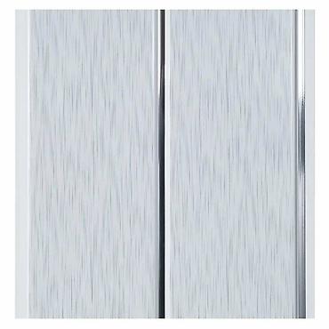 Фасадные 3D панели: ПВХ панель для стен и потолка, белая, с декоративной V‑образной фаской — 4