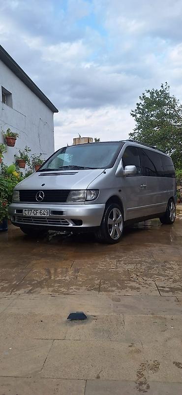 mini cps: Mercedes-Benz Vito minivan Xüsusiyyətlər: - Kuzov: gümüşü rəng, 5 — 1