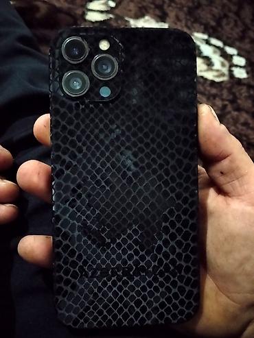 iphone x batarya: IPhone 12 Pro Max, 128 GB, Black Titanium, Barmaq izi, Face ID — 2